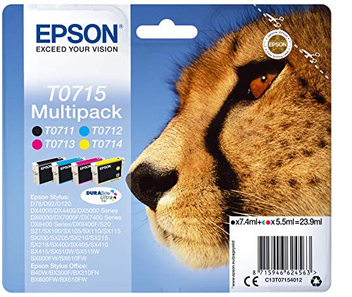 30 meilleurs Cartouche Epson T0715 Multipack triés sur le volet pour vous